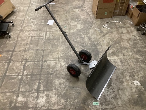 Metal Snow Shovel Wheel - Lot 4382
