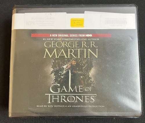 Game of Thrones Audio Book, 28 Discs - Lot 85