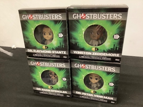 Lot of (4) Assorted Ghostbusters Figures - Lot 134
