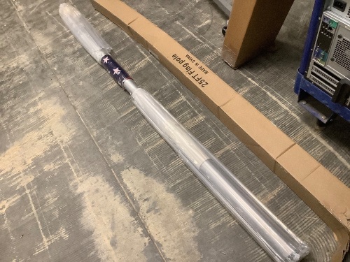 25ft Heavy Duty Telescoping Flagpole Kit - Lot 167