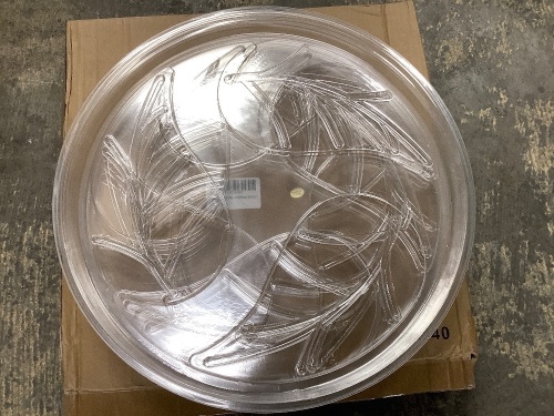 Riefie 5 Pack Plastic Plant Saucer for Flower Pot (13.5") - Lot 253