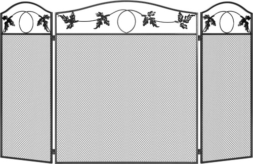 VIVOHOME 50 x 29"  3 Panel Fireplace Screen - Lot 262