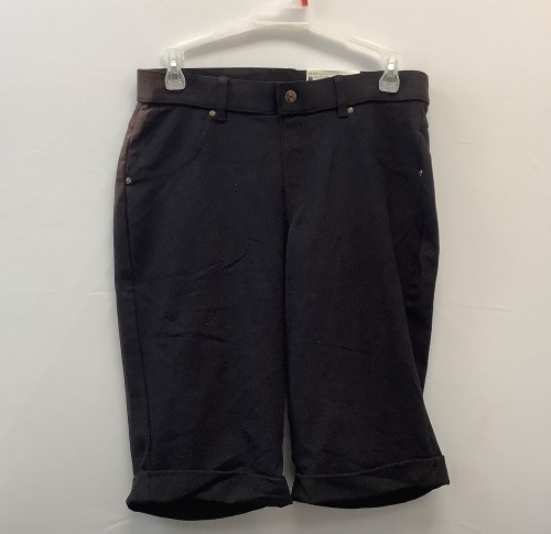 HUE Womens Black Denim Shorts, S - Lot 310