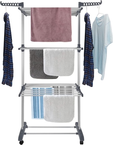 3 Tier Folding Clothes Drying Rack - Lot 318