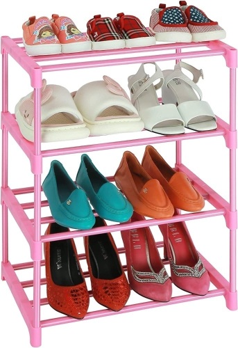 Small Kids Shoe Rack, 4 Tier - Lot 342