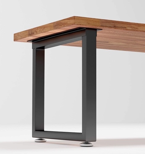 Set of 2 Patavinity Metal Table Legs 28 H x 24 W - Lot 349