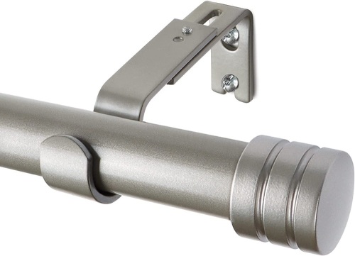 Brushed Nickel Curtain Rod, 48-86" - Lot 537