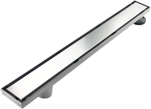 Neodrain 24-Inch Offset Linear Shower Drain with Tile Insert Grate Cover - Lot 538