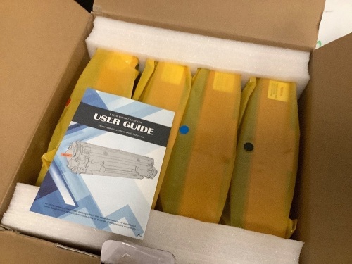4pk Laser Toner Cartridges for Color LaserJet Pro M255dw/282/282nw/ 283fdw/283fdn - Lot 539