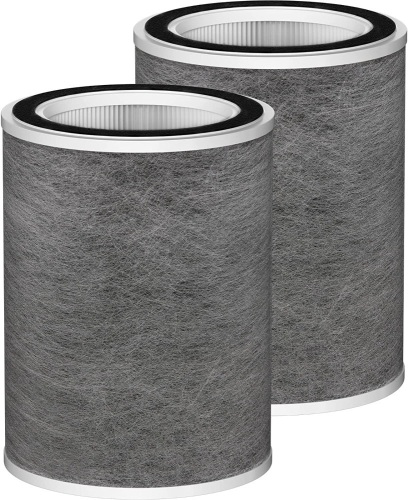 HP201 True HEPA Replacement Filter Compatible with HP201 HP202 & HC502 Air Purifier MAX, Compare to # HE2FKBASMB & HE2FKBAS 2 Pack - Lot 473