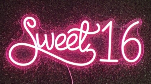Sweet 16 Neon Sign - Lot 150