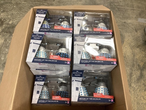 Box of 15 Mixed Dr. Who Figures - Lot 550