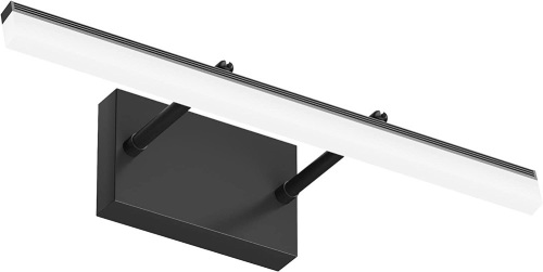 Aipsun 19.7 inch Modern Black Vanity Light, Adjustable - Lot 533