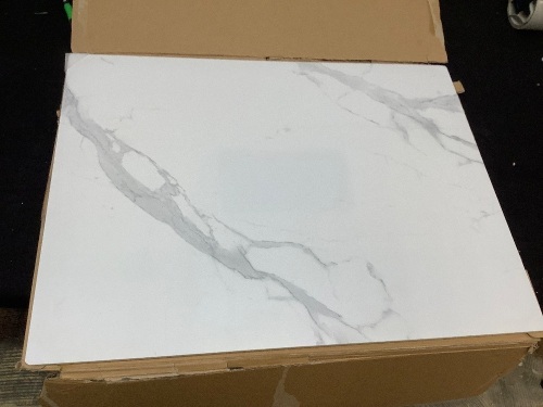 Murrey Home Marble Tempered Glass Cutting Board, (23.6" x 17.7") - Lot 354
