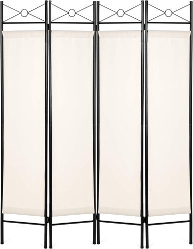 4-Panel Folding Privacy Screen Room Divider Decoration Accent, 6ft - Lot 4668