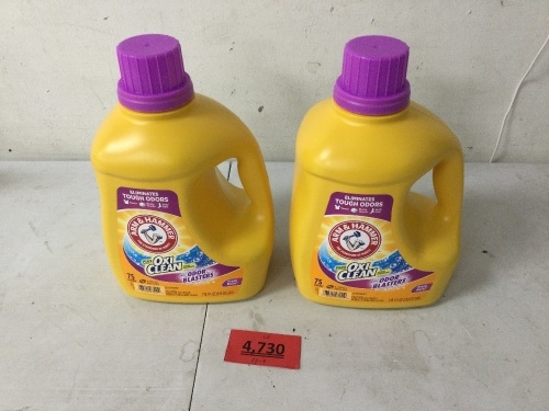 Set of 2 Arm + Hammer Oxiclean Detergent - Lot 4730