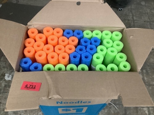 Box of Assorted Pool Noodles - Lot 4751