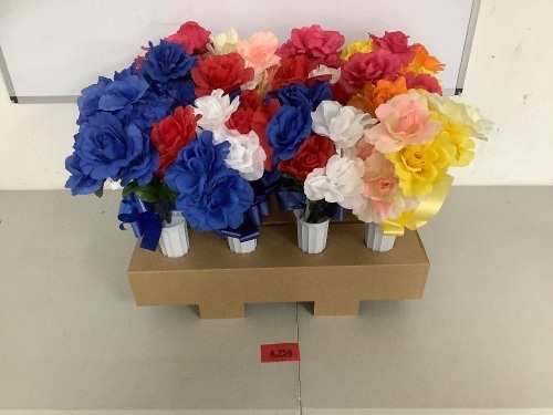 Set of 12 Phoenix Decor Memorial Vases - Lot 4756