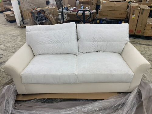Pottery Barn Loveseat - No Cushion Covers  - Lot 38