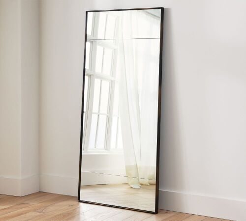 Berke Oversized Iron Frame Floor Mirror 36" w x 78" h - Lot 85