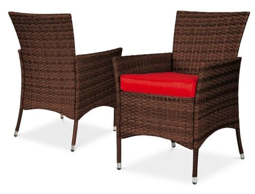 Wicker Patio Dining Chairs, Set of 4 - Lot 144