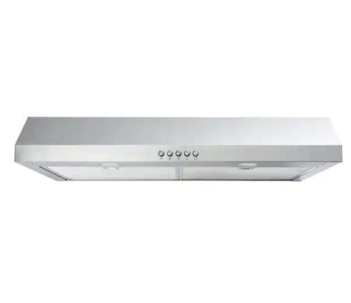 Vissani 30 in. W Convertible Under Cabinet Range Hood with Charcoal Filter in Stainless Steel - Lot 262