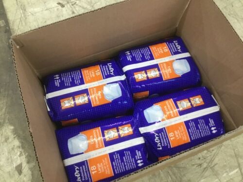Case of LivDry Protective Underwear, Large  - Lot 279