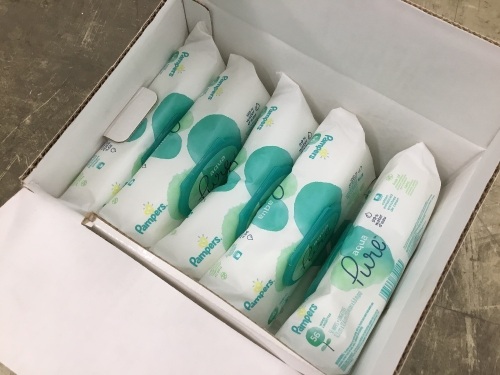 Pampers Pure Aqua Baby Wipes  - Lot 1201
