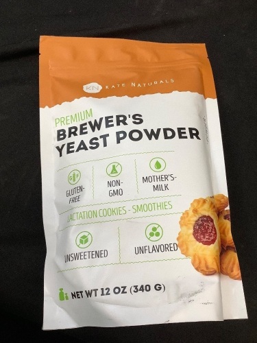 Box of 29 Bags Kate Naturals Brewer's Yeast Powder for Lactation - Lot 237