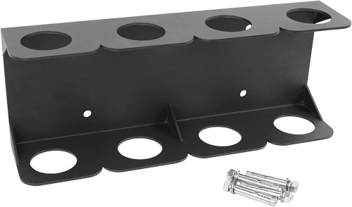 Wall Mounted Vertical 4 Olympic Barbell Storage Rack - Lot 302