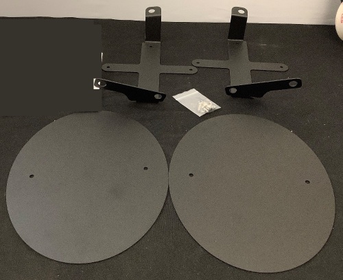 Triumph Side Panel Covers Number Plates Fit Bonneville Thruxton Scrambler - Lot 405