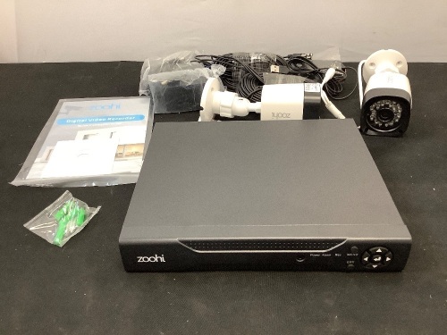 Zoohi Digital Video Recorder with 2 Cameras - Lot 505