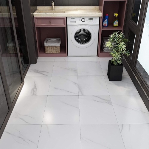 Livelynine Peel and Stick Floor Tiles, 16 pk, 12x12, White - Lot 538