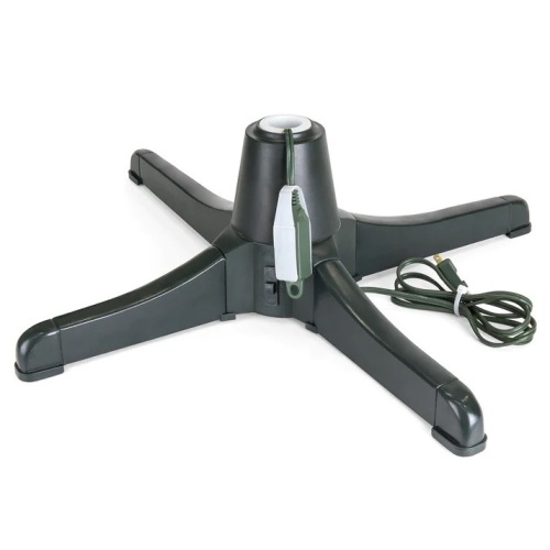 360-Degree Rotating Christmas Tree Stand w/ 3 Settings, 3 Outlets - Lot 3453