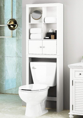 Spirich Home Bathroom Shelf Over The Toilet - Lot 5135