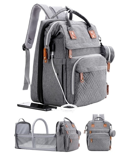ISMGN Diaper Bag Backpack with Changing Station - Lot 43