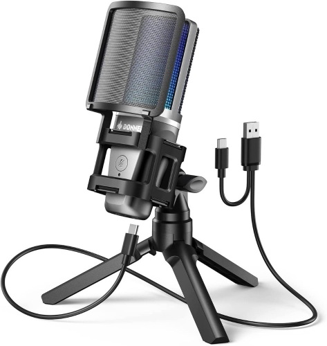 Donner USB Microphone w/ Tripod Stand & Pop Filter - Lot 44
