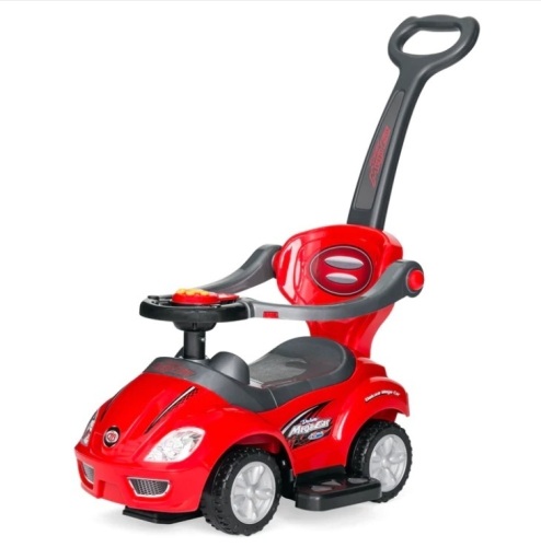 3-in-1 Kids Push Car w/ Handle and Horn - Lot 65