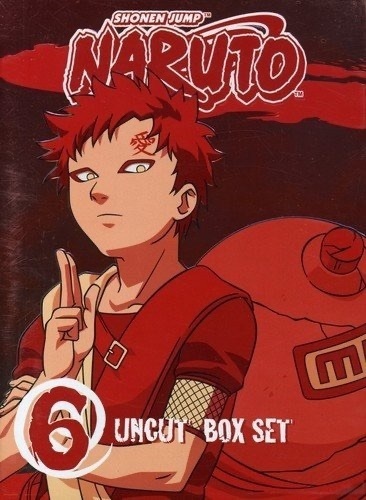 Naruto: Uncut Boxed DVD 3 Disc Set, Volume Six - Lot 124