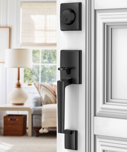Brightify Front Door Handle Set w/ Deadbolt - Lot 183