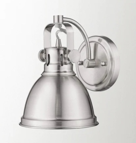 Emliviar Industrial Vanity Wall Sconce Light, Brushed Nickel Finish, 4053S - Lot 309