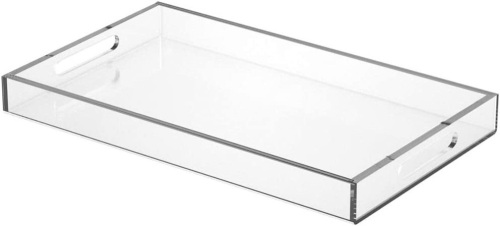 Clear Acrylic Serving Tray 12x20 - Lot 311