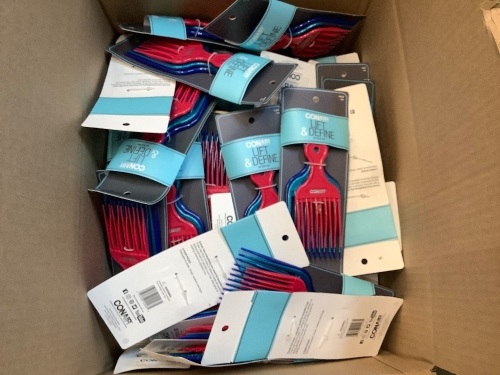 Box of (85) 3 Pcs Conair Lift Define Hair Picks - Lot 271