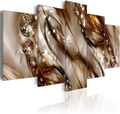 60"x30" Modern Abstract Canvas Wall Art - Lot 202