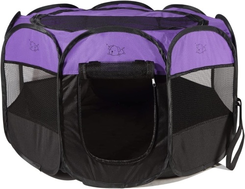 Water Resistant Portable Foldable Pet Playpen, Medium 36" x 36" x 23" - Lot 400