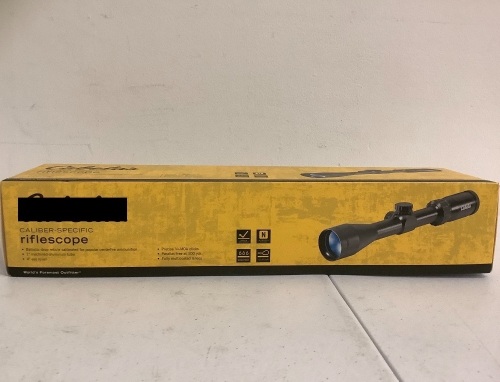 Riflescope 3-12x40 For .308, E-Comm Return, Sold As-is - Lot 56