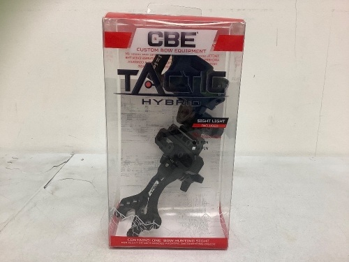 CBE Tactic Hybrid 1-Pin Bow Sight, E-Comm Return, Sold As-is - Lot 280