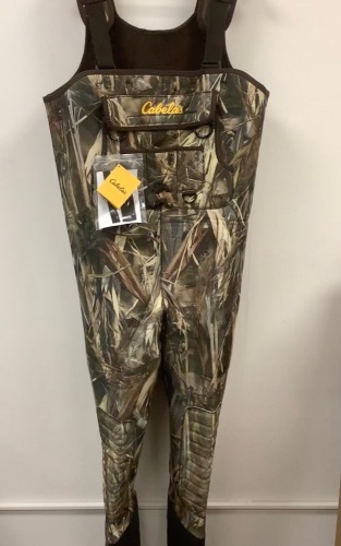 Neoprene Boot-Foot Waders Men's 11R, Appears New, Sold As-is - Lot 283