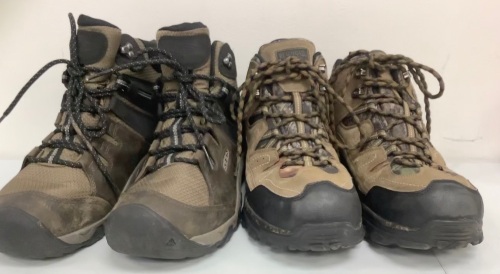 Lot of (2) KEEN Boots Men's 12 and Red Head Boots Men's 11W, E-Comm Return, Sold As-is - Lot 289