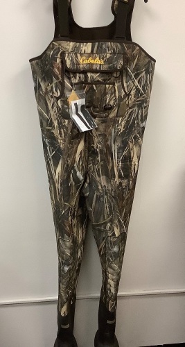 Neoprene Boot-Foot Waders Men's 10R, Appear's New, Sold As-is - Lot 306